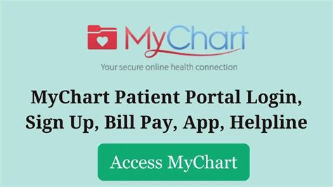 mychart login bill pay